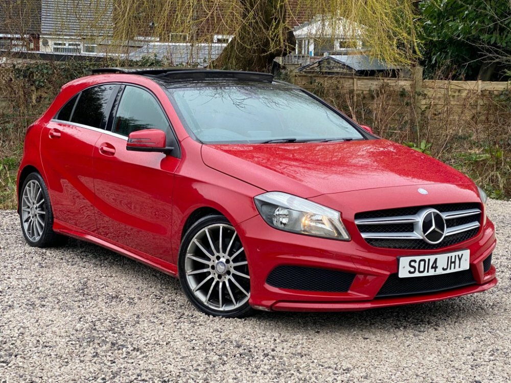 Compare Mercedes-Benz A Class 2.1 A220 Cdi Amg Sport 7G-dct Euro 6 Ss SO14JHY Red
