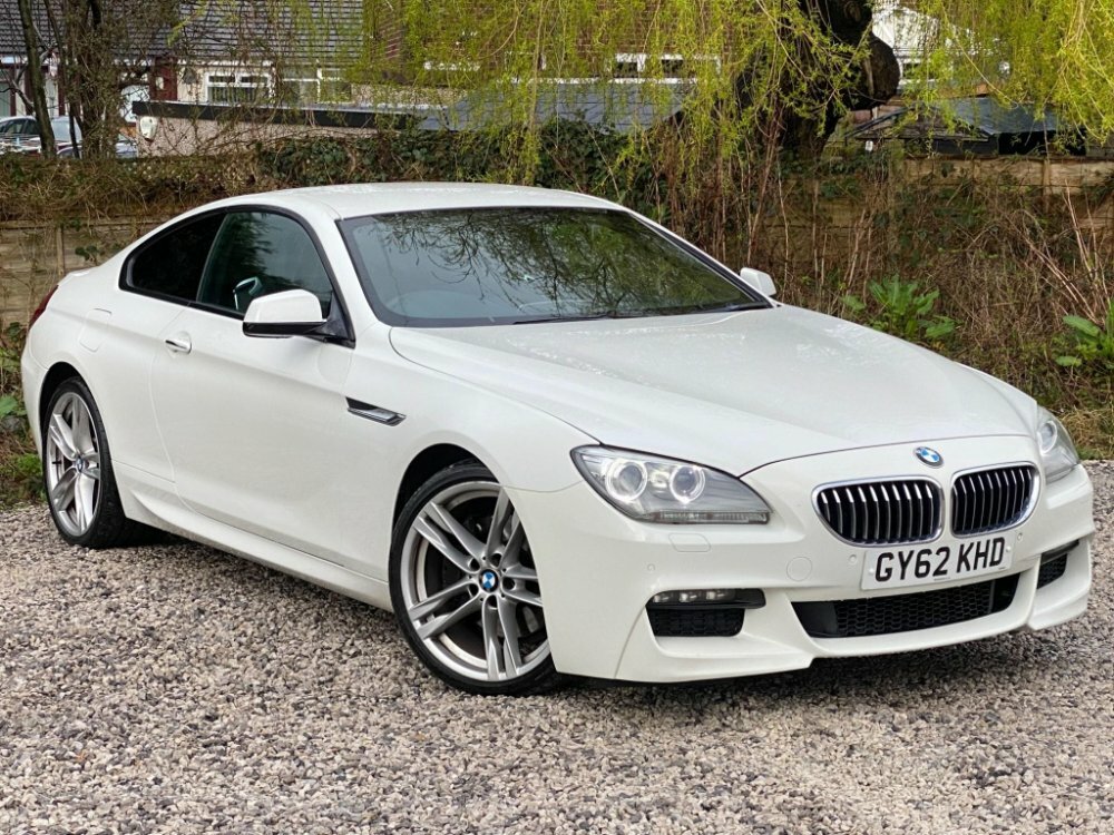 Compare BMW 6 Series 640D M Sport GY62KHD White
