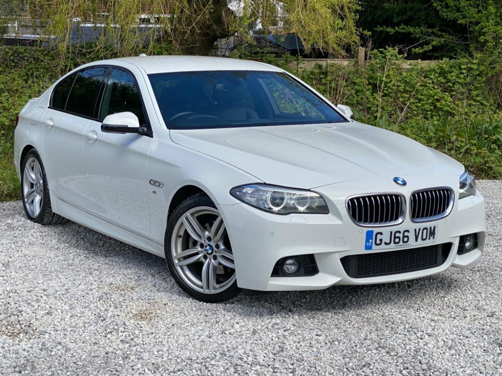 BMW 5 Series M Sport White #1