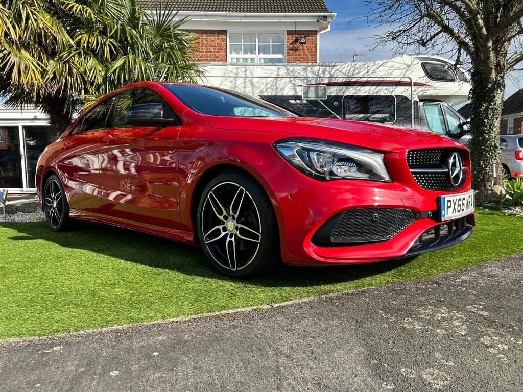 Compare Mercedes-Benz CLA Class Cla 180 Amg Line PX66WRA Red