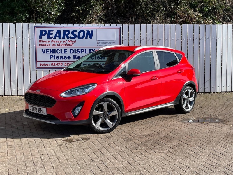 Compare Ford Fiesta Fiesta Active 1 T ST68BHL Red