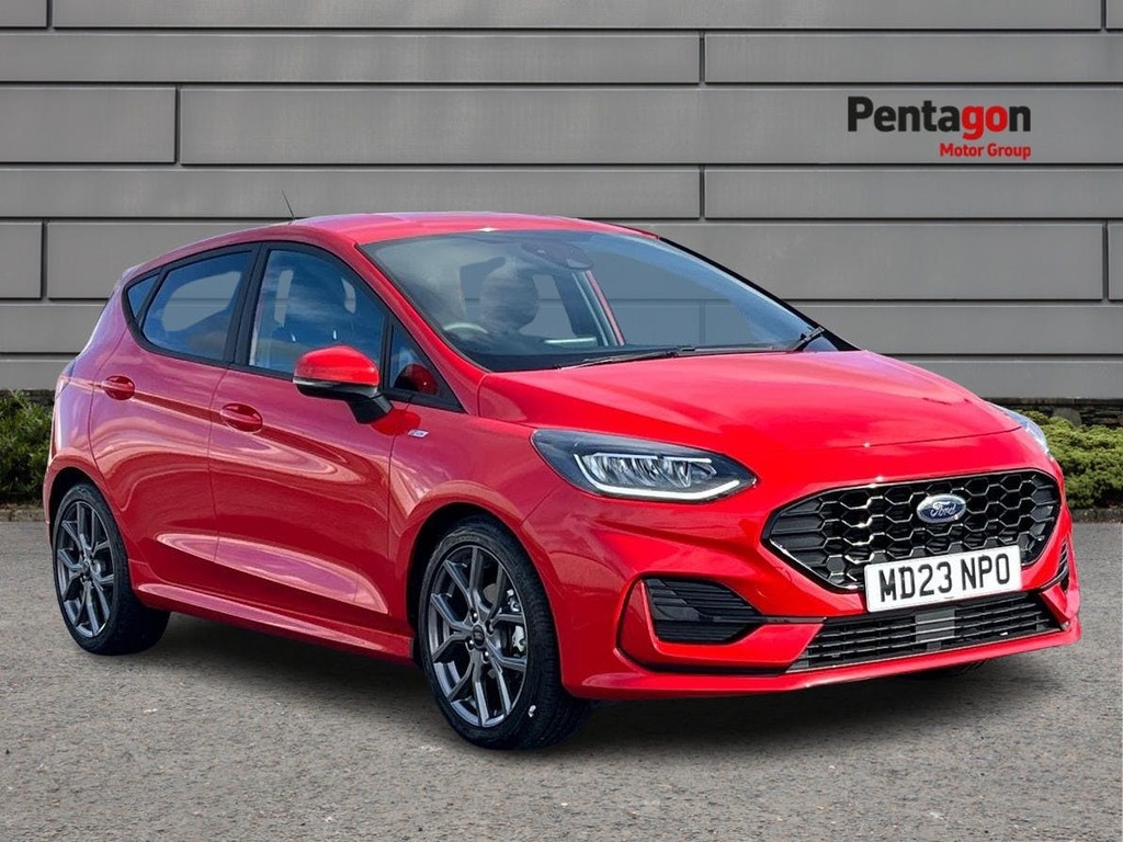 Compare Ford Fiesta 1.0T Ecoboost Mhev St Line Edition Hatchback P MD23NPO Red