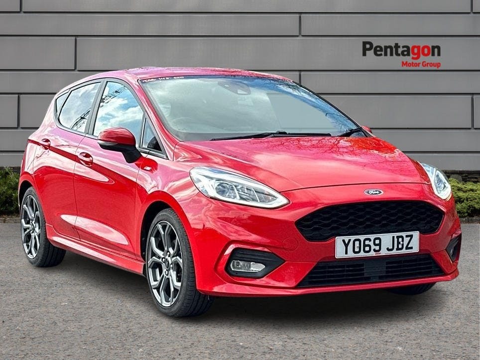 Compare Ford Fiesta 1.0T Ecoboost St Line Edition Hatchback YO69JBZ Red