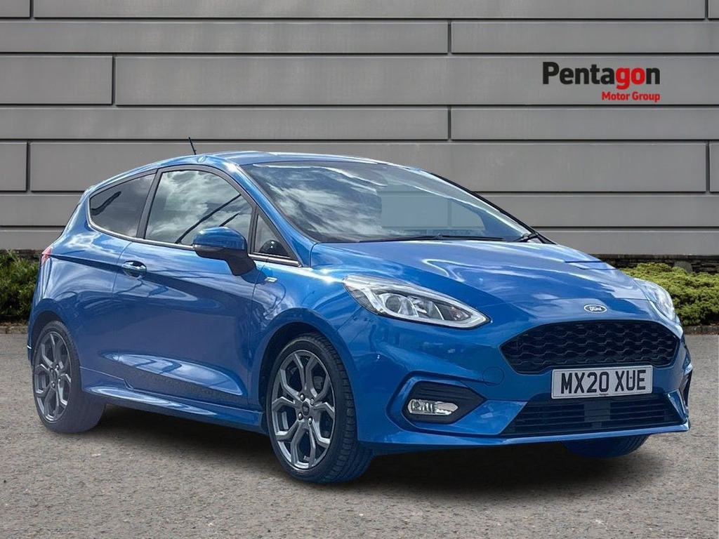 Compare Ford Fiesta 1.0T Ecoboost St Line Edition Hatchback MX20XUE Blue