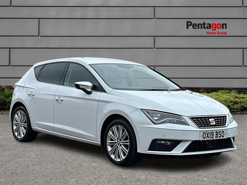 Compare Seat Leon 2.0 Tdi Xcellence Hatchback Euro OX19BSO White