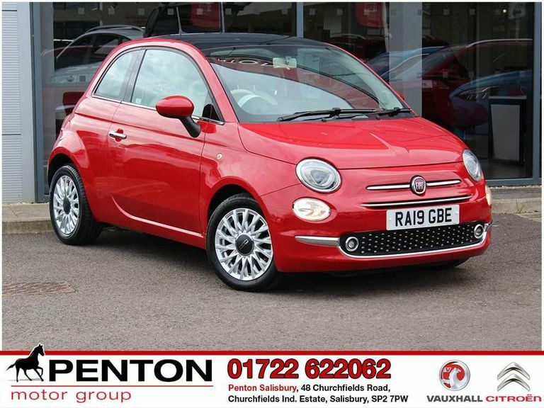 Compare Fiat 500 500 Lounge RA19GBE Red