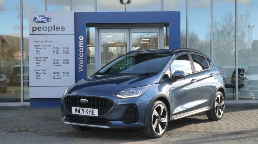 Compare Ford Fiesta Active Edition MW71KHE Blue