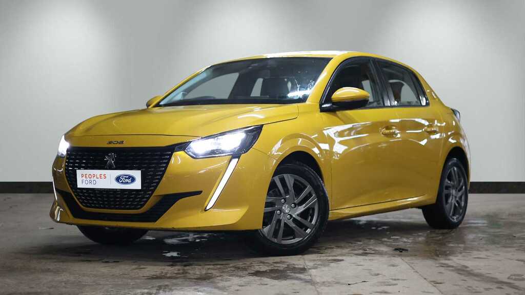Compare Peugeot 208 Puretech Active Premium Ss MD70HSJ Yellow