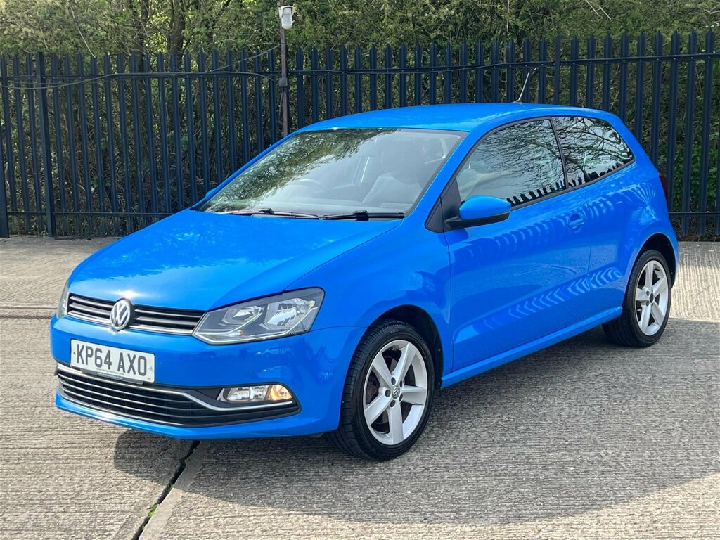 Compare Volkswagen Polo 1.2 Tsi Bluemotion Tech Sel Euro 6 Ss KP64AXO Blue