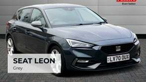 Compare Seat Leon Petrol LV70OUX Grey