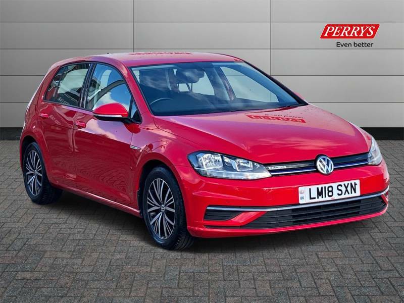 Compare Volkswagen Golf Petrol LM18SXN Red