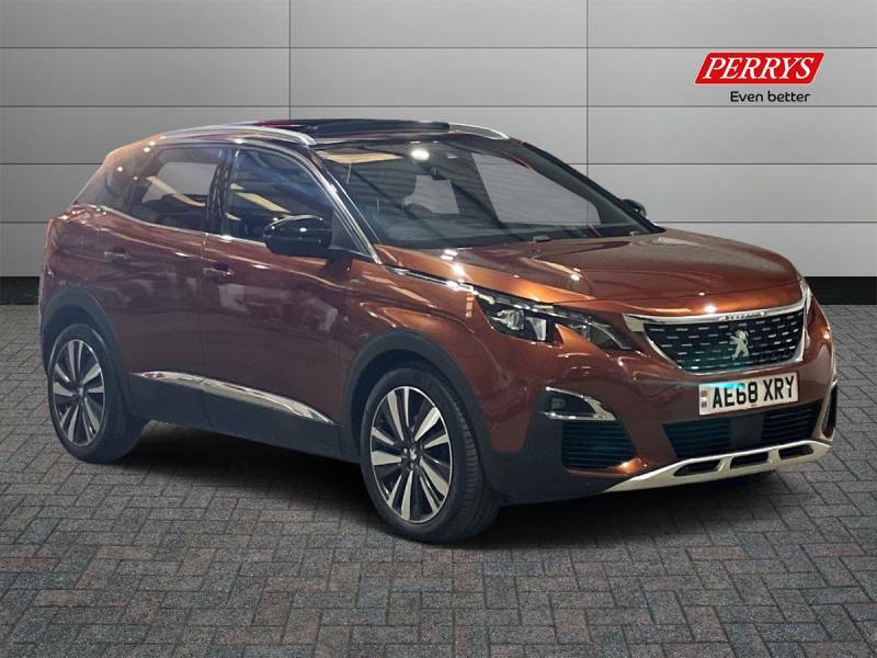 Compare Peugeot 3008 Bluehdi Ss Gt Line Premium AE68XRY Brown