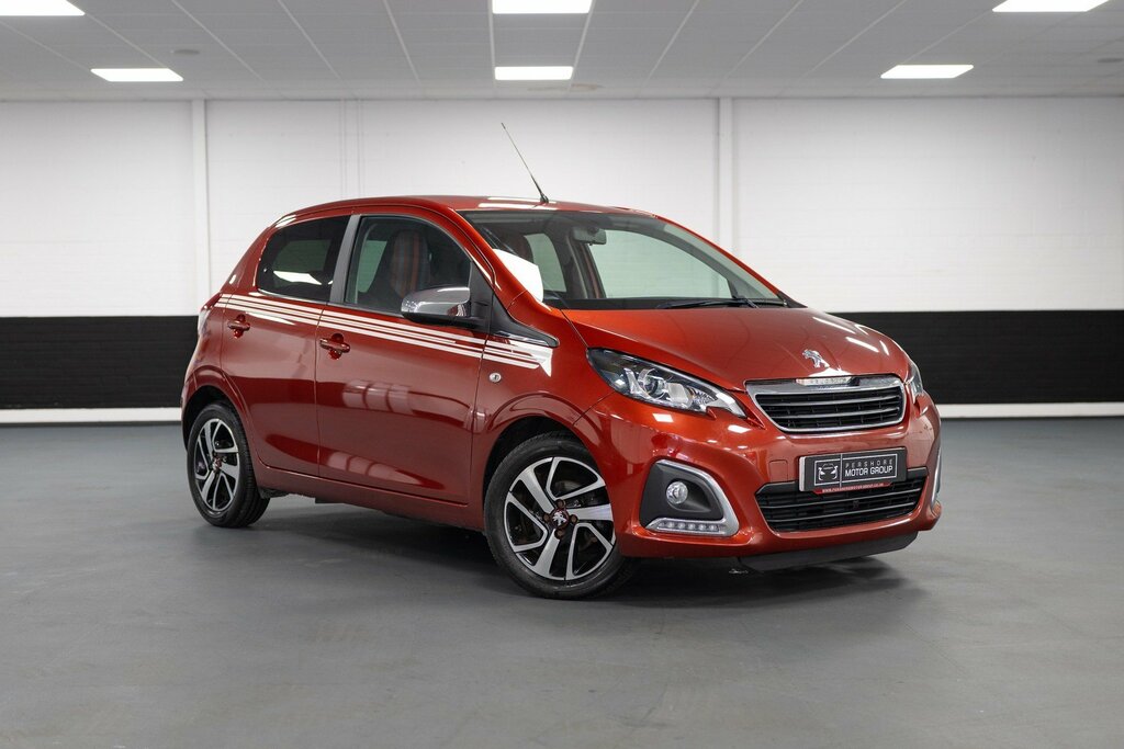Compare Peugeot 108 Collection PN69TXT Red