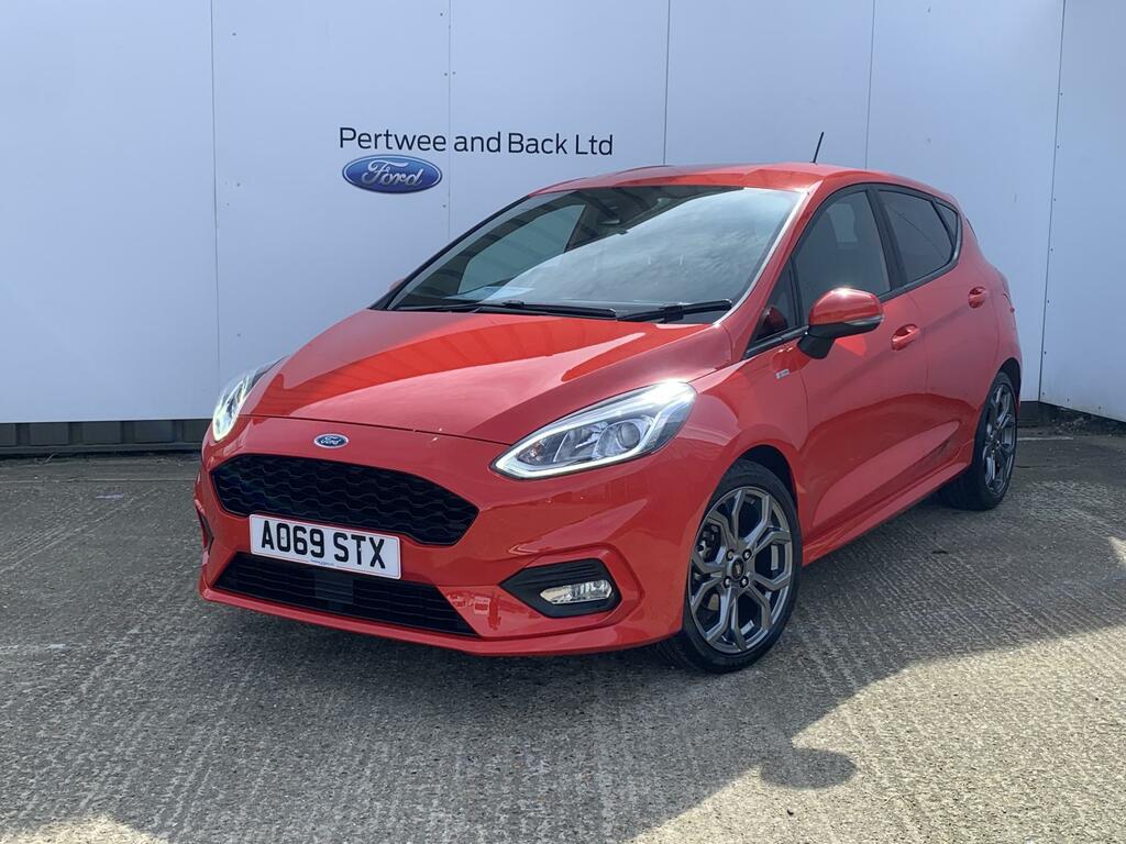 Compare Ford Fiesta St-line AO69STX Red