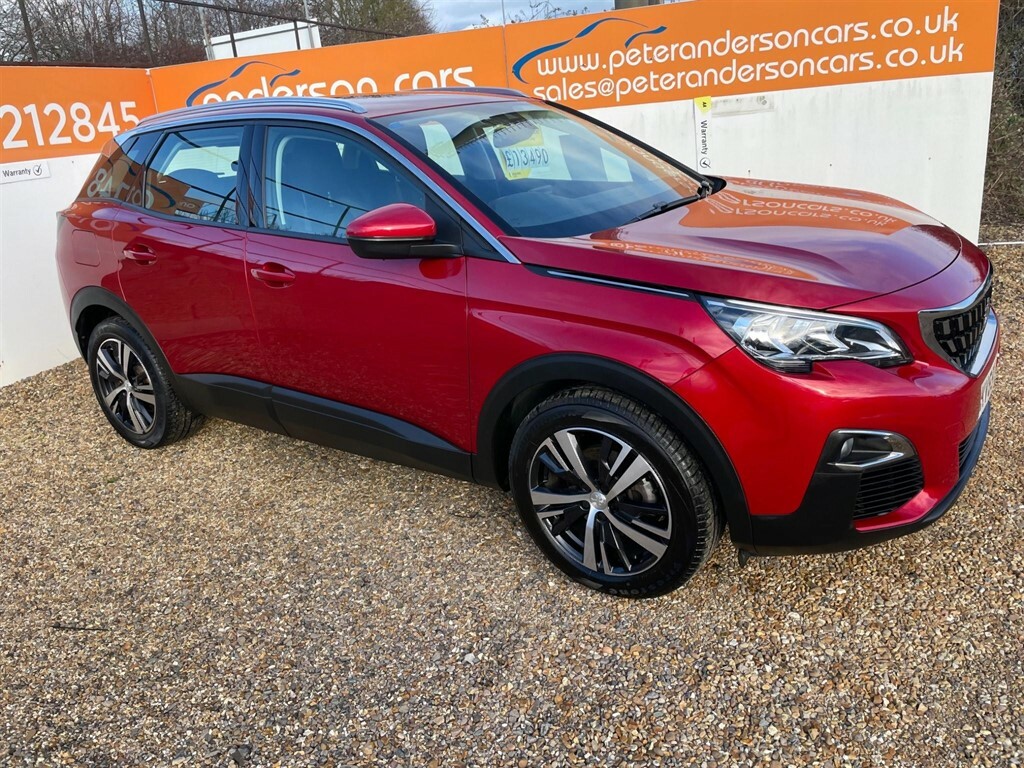 Compare Peugeot 3008 1.5 Bluehdi Active Euro 6 Ss KV69KNR Red