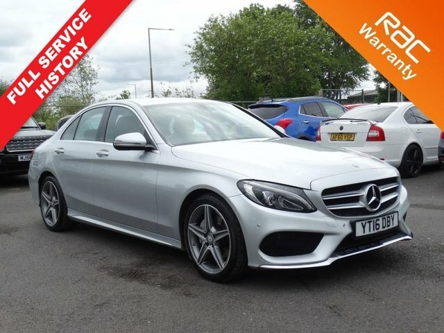 Compare Mercedes-Benz C Class 2.1 C220 D Amg Line 170 Bhp YT16DBY Silver