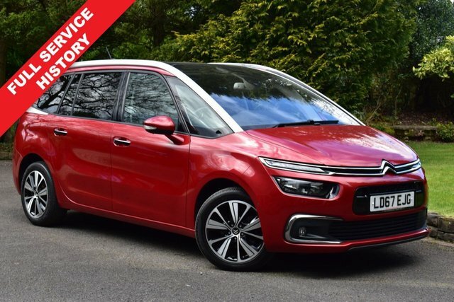 Citroen Grand C4 Picasso Grand Picasso 1.6 Bluehdi Flair Ss 118 Bhp Red #1