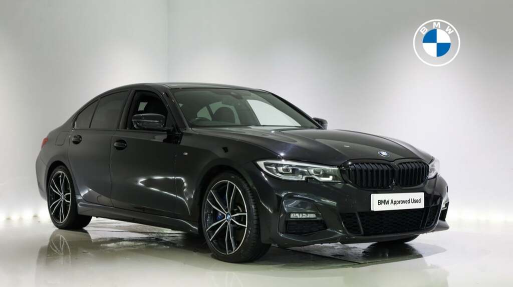 Compare BMW 3 Series 318D M Sport YG70JXA Black