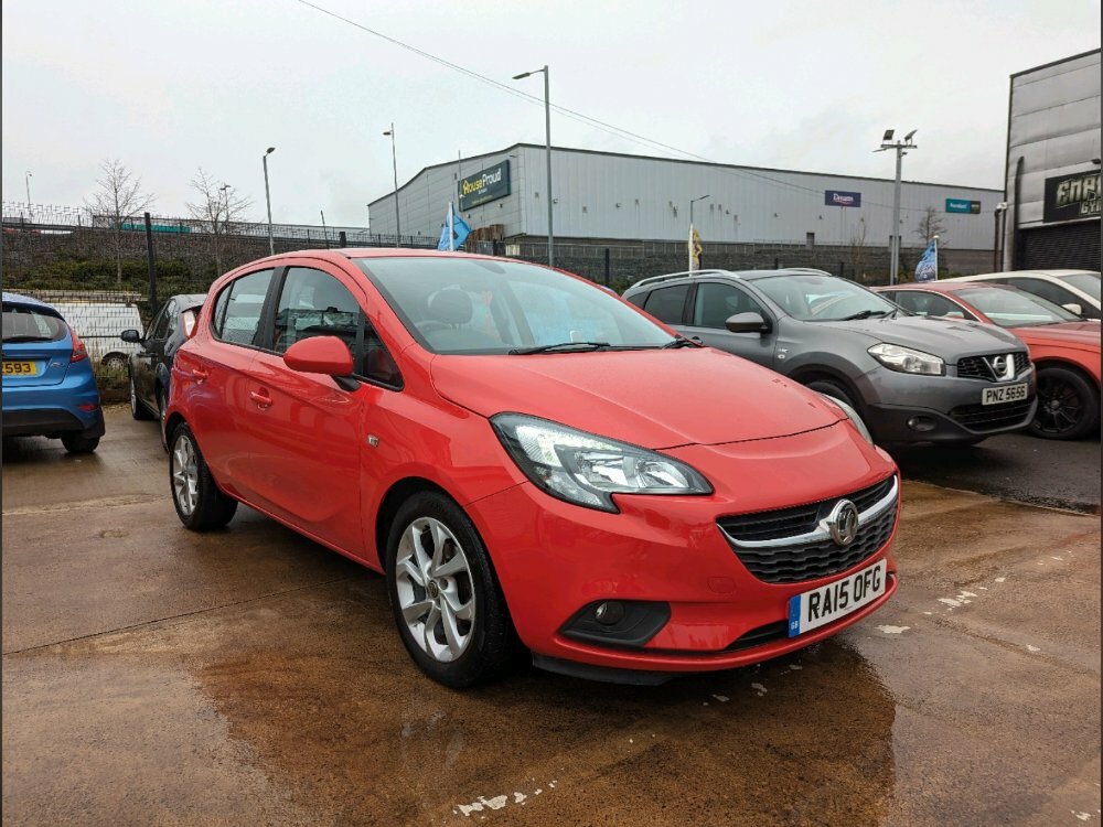 Compare Vauxhall Corsa 1.2 Excite Ac RA15OFG Red