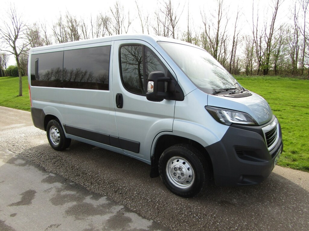Peugeot Boxer 2.2 Hdi H1 Window Van 110Ps Wheelchair Adapted Acc Blue #1