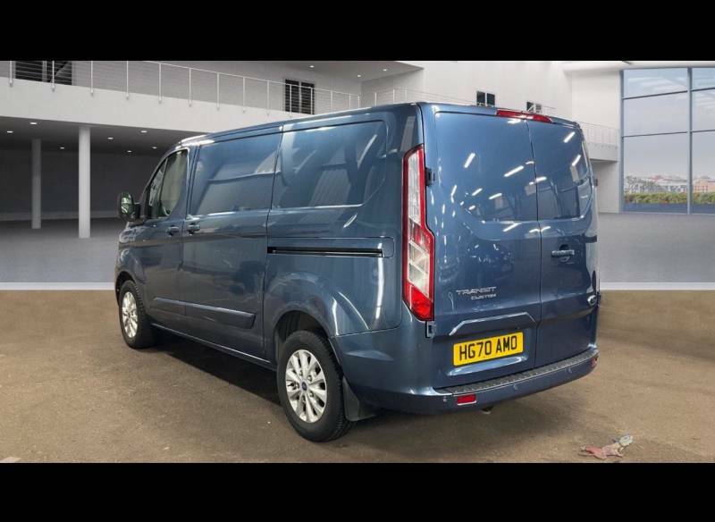 Compare Ford Transit Custom 2.0 Ecoblue 130Ps Low Roof Limited Van HG70AMO Blue