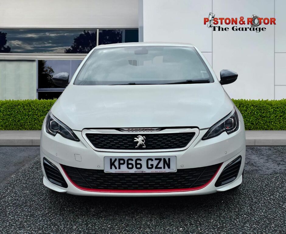 Compare Peugeot 308 Hatchback 1.6 Thp Gti By Peugeot Sport Euro 6 Ss KP66GZN White