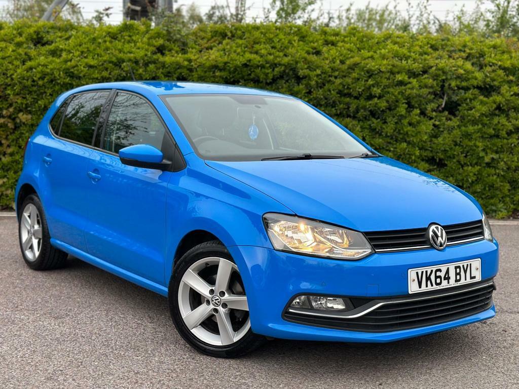 Compare Volkswagen Polo 1.4 Tdi Bluemotion Tech Sel Euro 6 Ss VK64BYL Blue