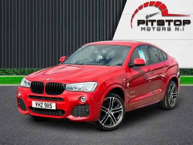 Compare BMW X4 Xdrive30d M Sport VHZ9115 Red