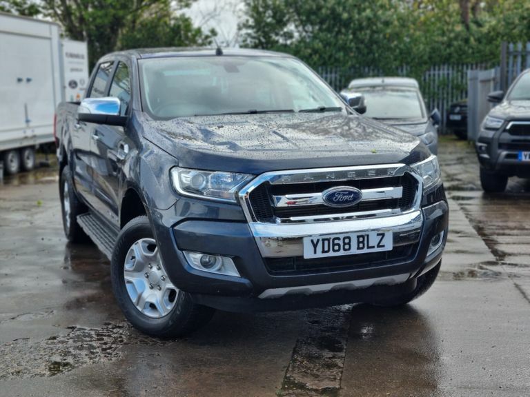 Compare Ford Ranger Pick Up Double Cab Limited 1 3.2 Tdci 200 YD68BLZ Grey