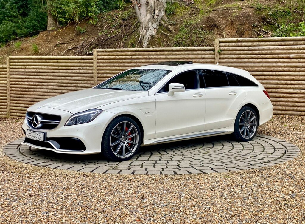 Compare Mercedes-Benz CLS Estate EN17YWV White