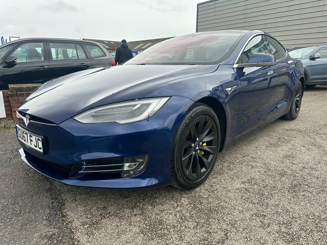 Compare Tesla Model S 100D 762 Bhp GU67FJC Blue