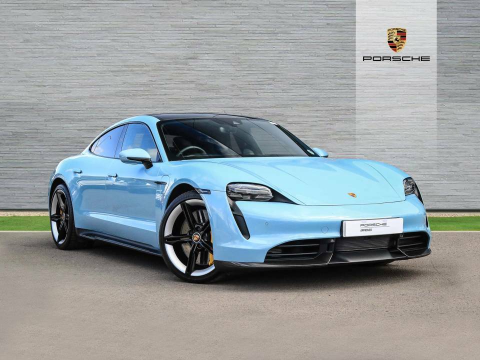 Compare Porsche Taycan Taycan Turbo S  Blue