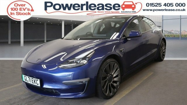 Compare Tesla Model 3 Performance Awd 302 Bhp GL71EKC Blue