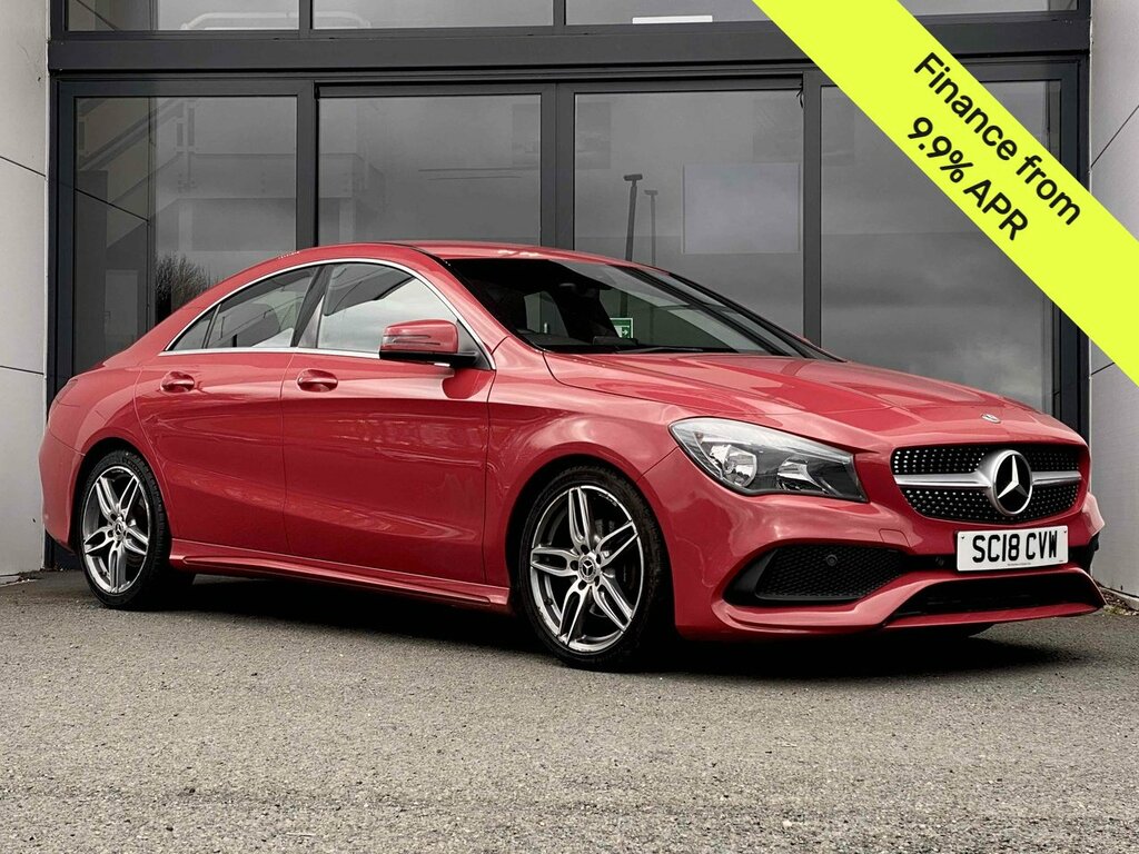 Compare Mercedes-Benz CLA Class Cla 180 Amg Line Edition SC18CVW Red