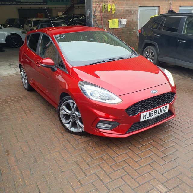 Compare Ford Fiesta 1.0 St-line 138 Bhp HJ68OGB Red
