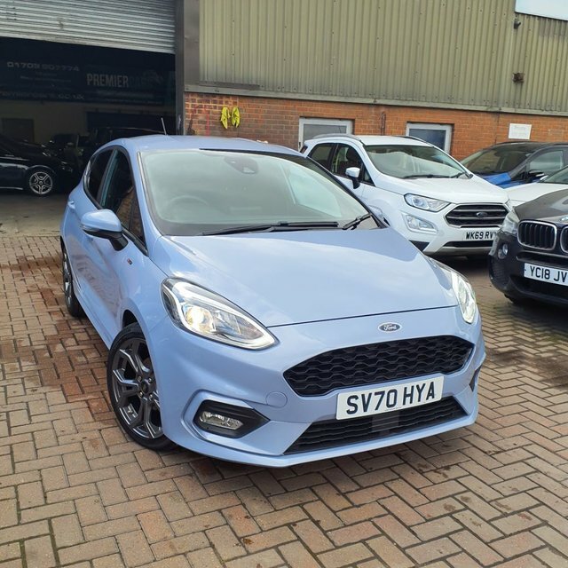 Compare Ford Fiesta 1.0 St-line Edition Mhev 124 Bhp SV70HYA Blue