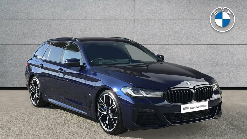 Compare BMW 5 Series 520D M Sport Touring YA72ZWV Blue