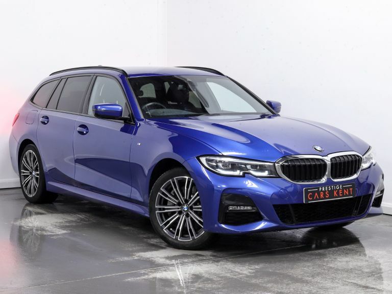 Compare BMW 3 Series 330E M Sport Step YY70UCE Blue
