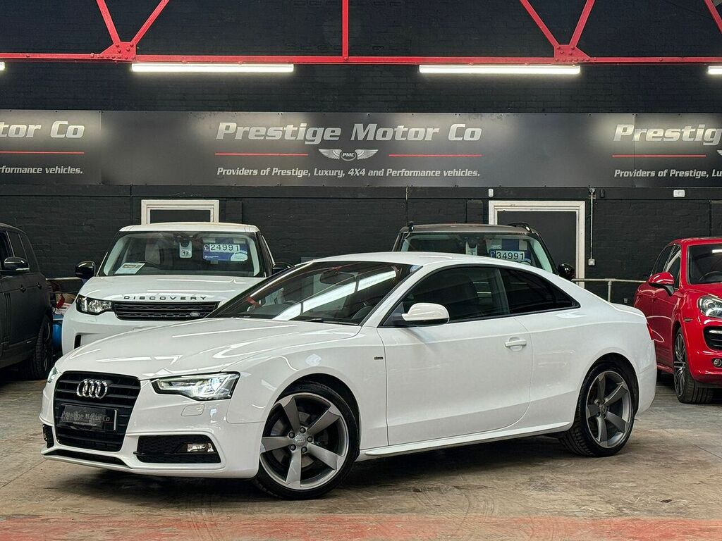 Compare Audi A5 Tdi Black Edition GV62GJY White
