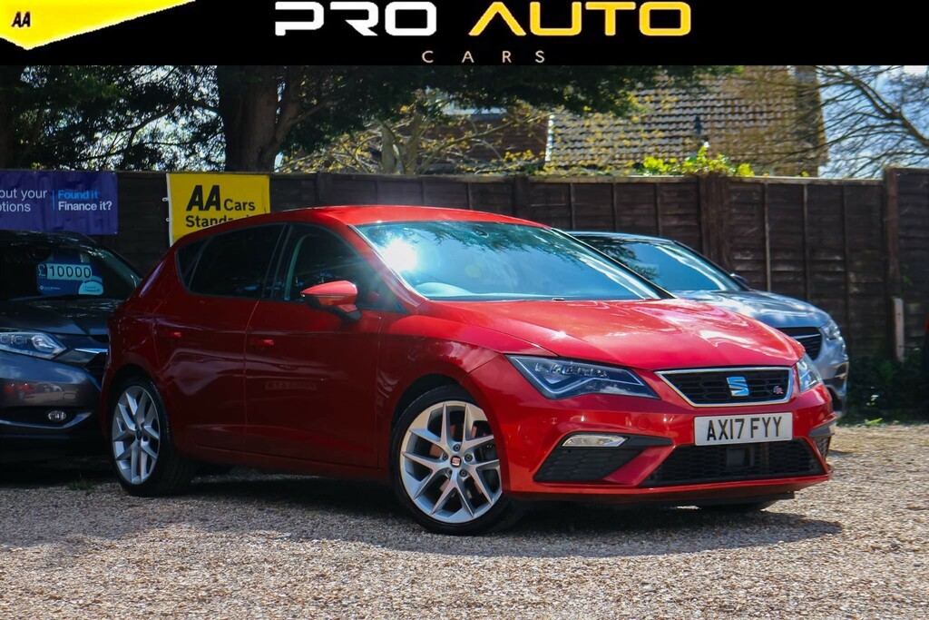 Compare Seat Leon 2.0 Tdi Fr Technology Dsg Euro 6 Ss AX17FYY Red