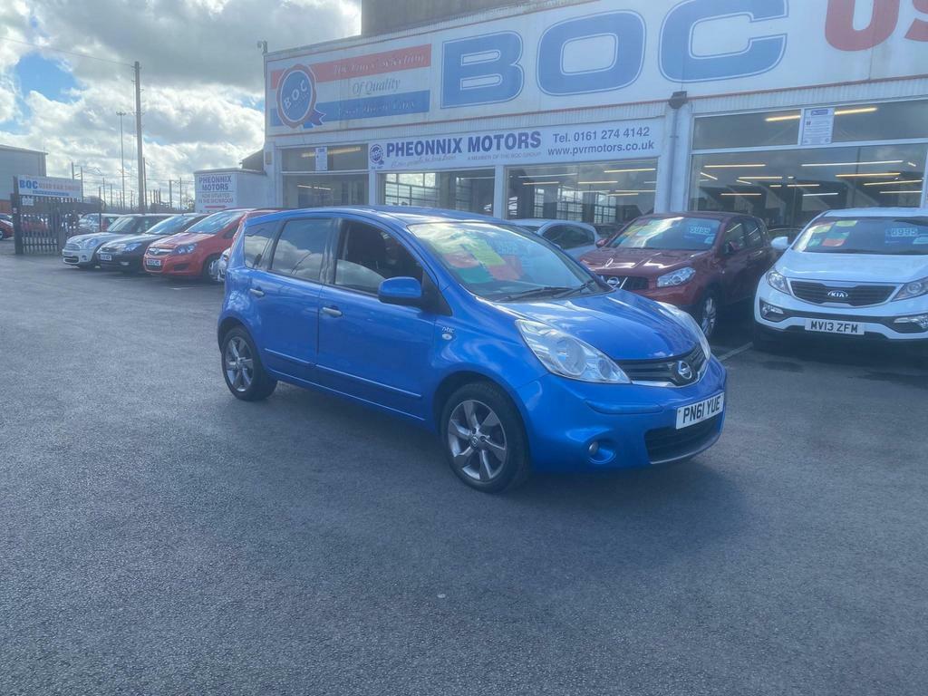 Compare Nissan Note 1.6 16V N-tec Euro 5 PN61YUE Blue