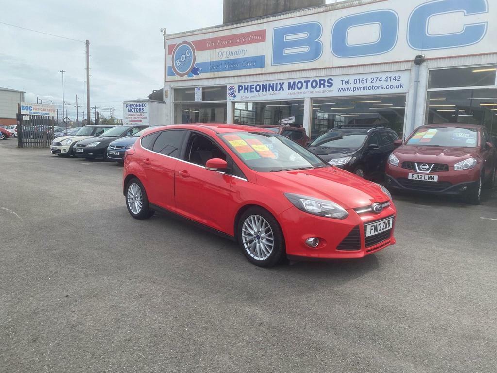 Compare Ford Focus 1.6 Tdci Zetec Euro 5 Ss FN13ZWB Red