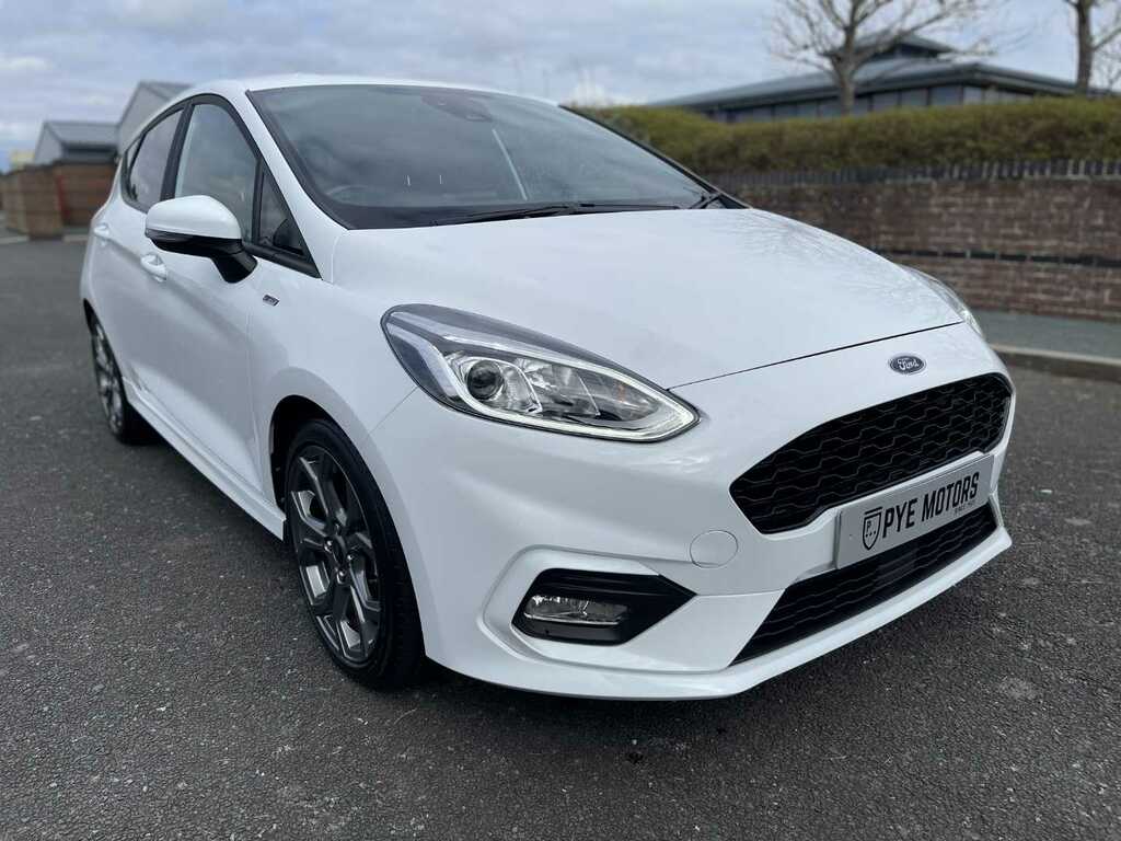 Compare Ford Fiesta 1.0 Ecoboost Hybrid Mhev 155 St-line Edition PF70KHD White