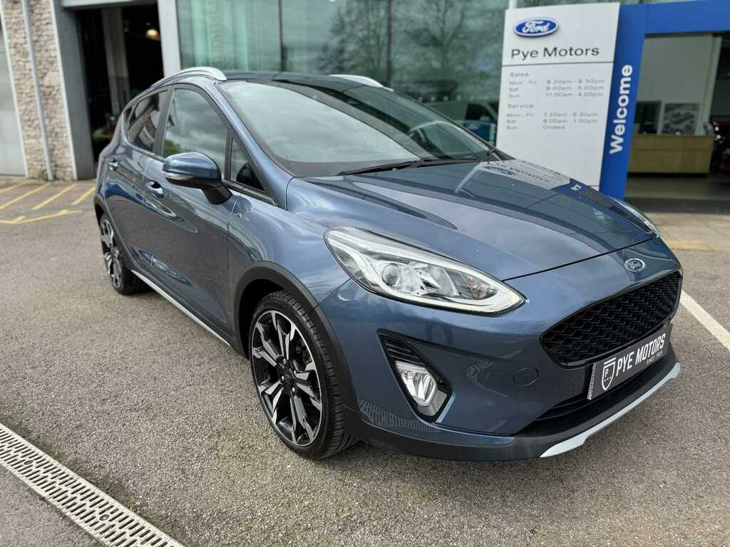 Compare Ford Fiesta 1.0 Ecoboost 125 Active X Edn 7 Speed PK70NBB Blue