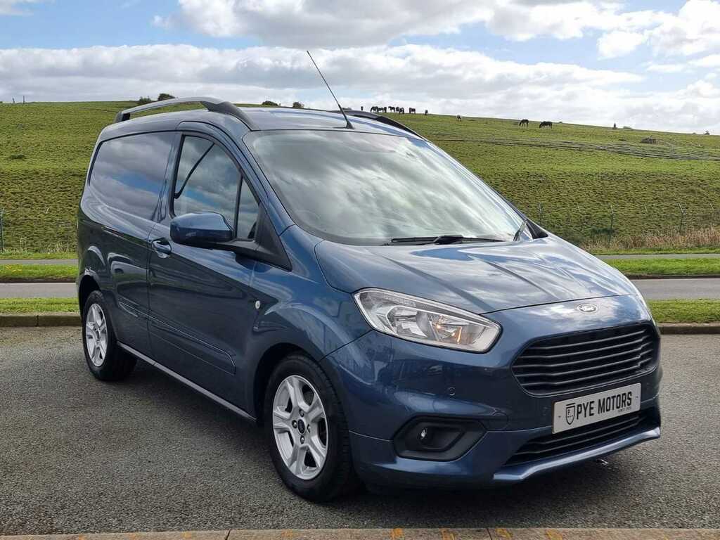 Compare Ford Transit Courier 1.5 Tdci 100Ps Limited Van 6 Speed PK69ABX Blue