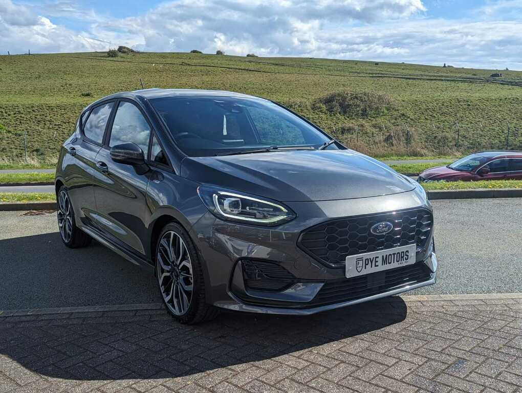 Compare Ford Fiesta 1.0 Ecoboost Hybrid Mhev 125 St-line X Edition EA23KYP Grey