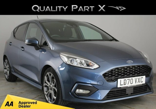 Compare Ford Fiesta 1.0L St-line Edition Mhev 124 Bhp LD70VXC Blue