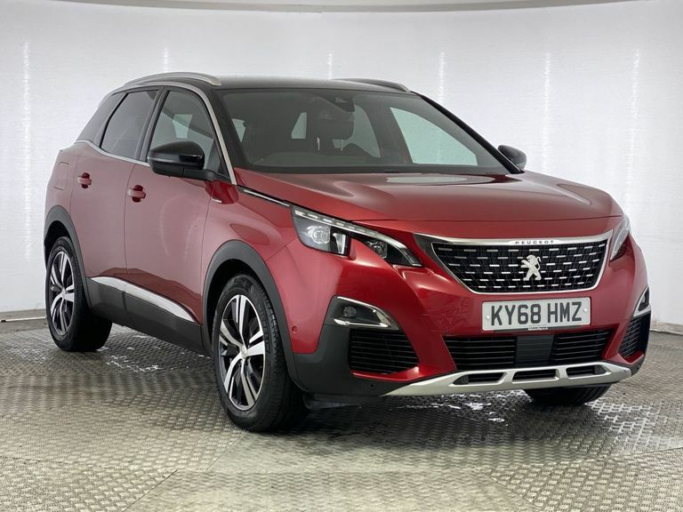 Compare Peugeot 3008 Bluehdi Ss Gt Line KY68HMZ Red