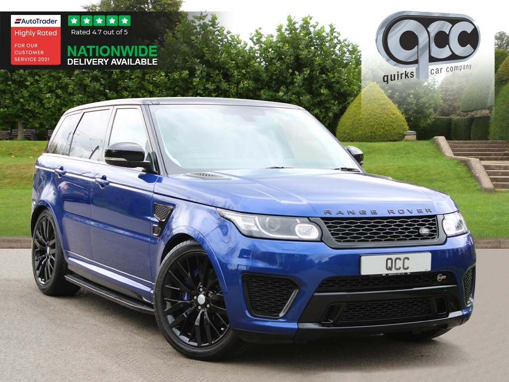 Compare Land Rover Range Rover Sport V8 Svr MK66ESO Blue