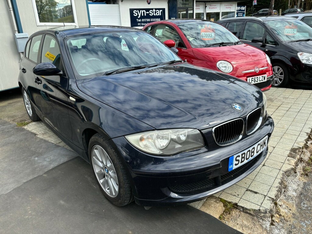 Compare BMW 1 Series 1.6 Es Euro 4 SB08CHK Blue